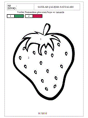 verilen sayı kadar resim boya çalışma sayfaları